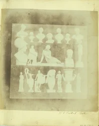 Casts on Three Shelves, in the Courtyard of Lacock Abbey